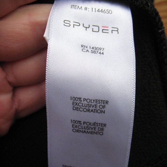 Spyder  Men's Black Constant Knit Full Zip Jacket - Picture 11 of 12